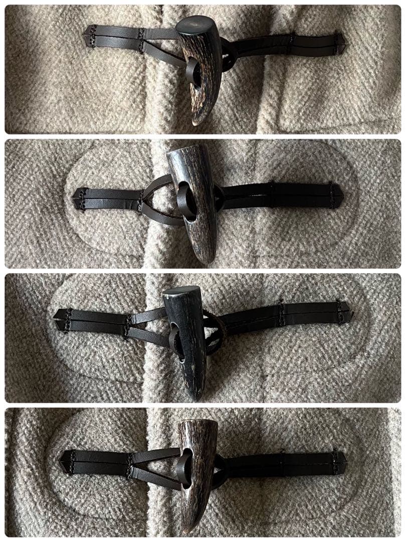 【美品】ロンドントラディション　ビームス別注　ヘリンボーン　ロングダッフルコート