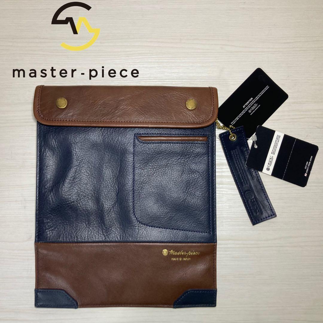 【未使用品】master-piece タブレットケース iPadケース 青