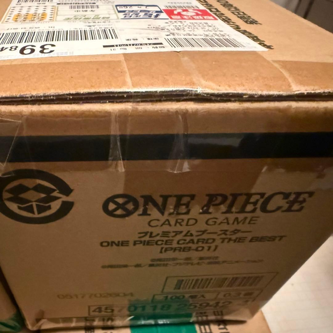 ワンピースカードザベストthebest 新品未開封4カートン必ず事前コメントを