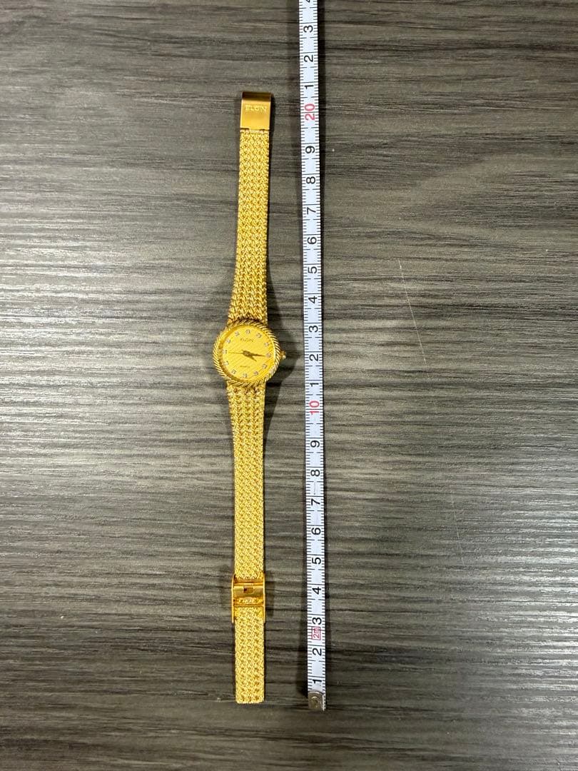 【希少・定価11万】ELGIN エルジン 腕時計 ゴールド レトロ