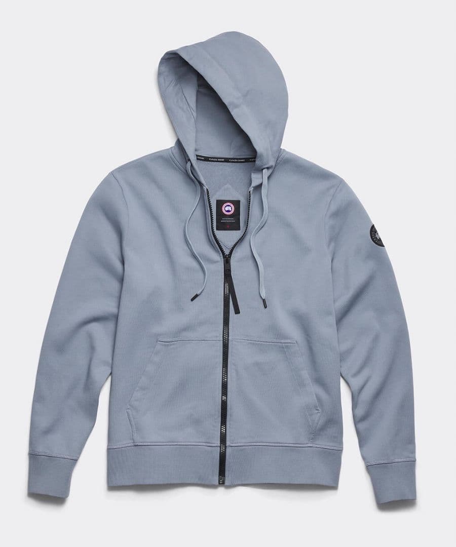 カナダグース ヒューロン フルジップ フーディー ブラックレーベル