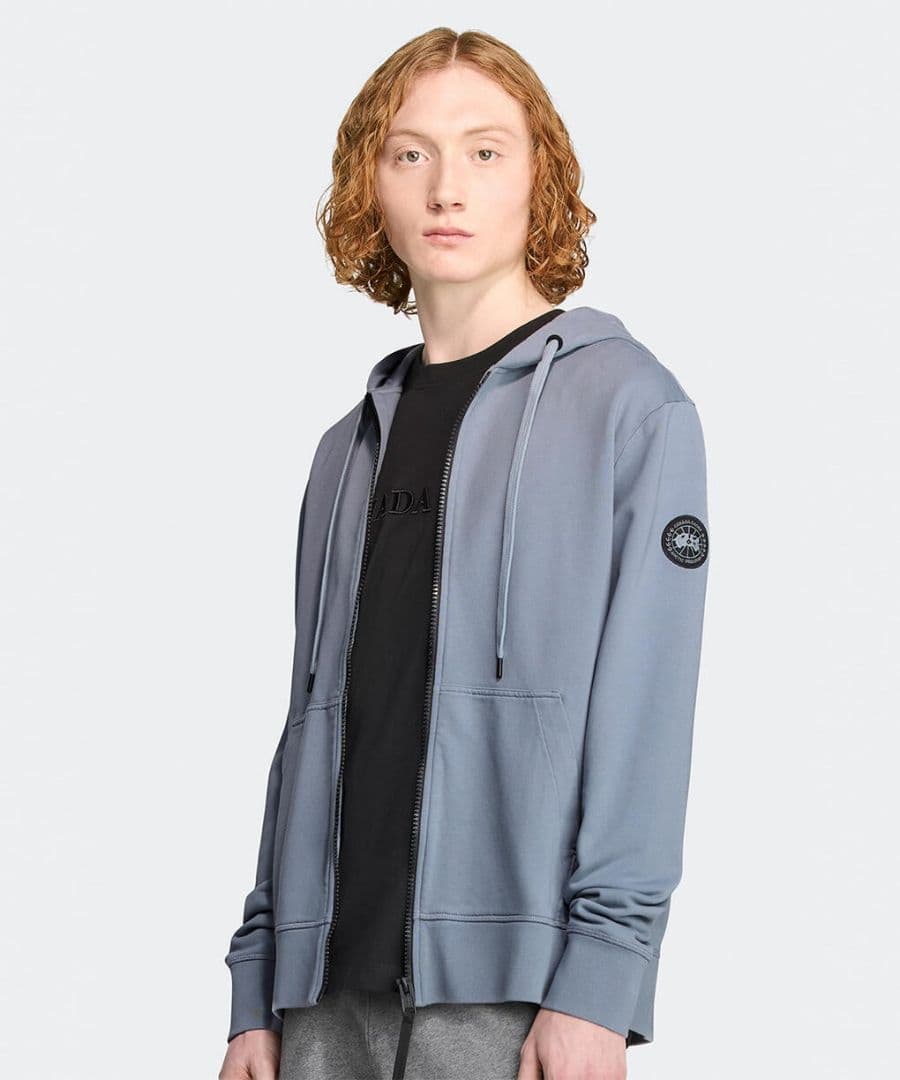 カナダグース ヒューロン フルジップ フーディー ブラックレーベル