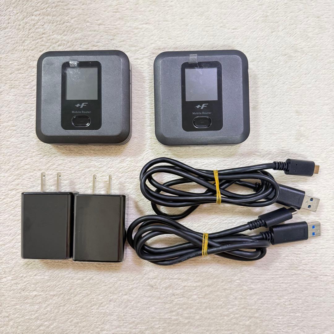 【動作確認済】富士ソフトFS040W SIMフリーWiFiルーター(2台セット)