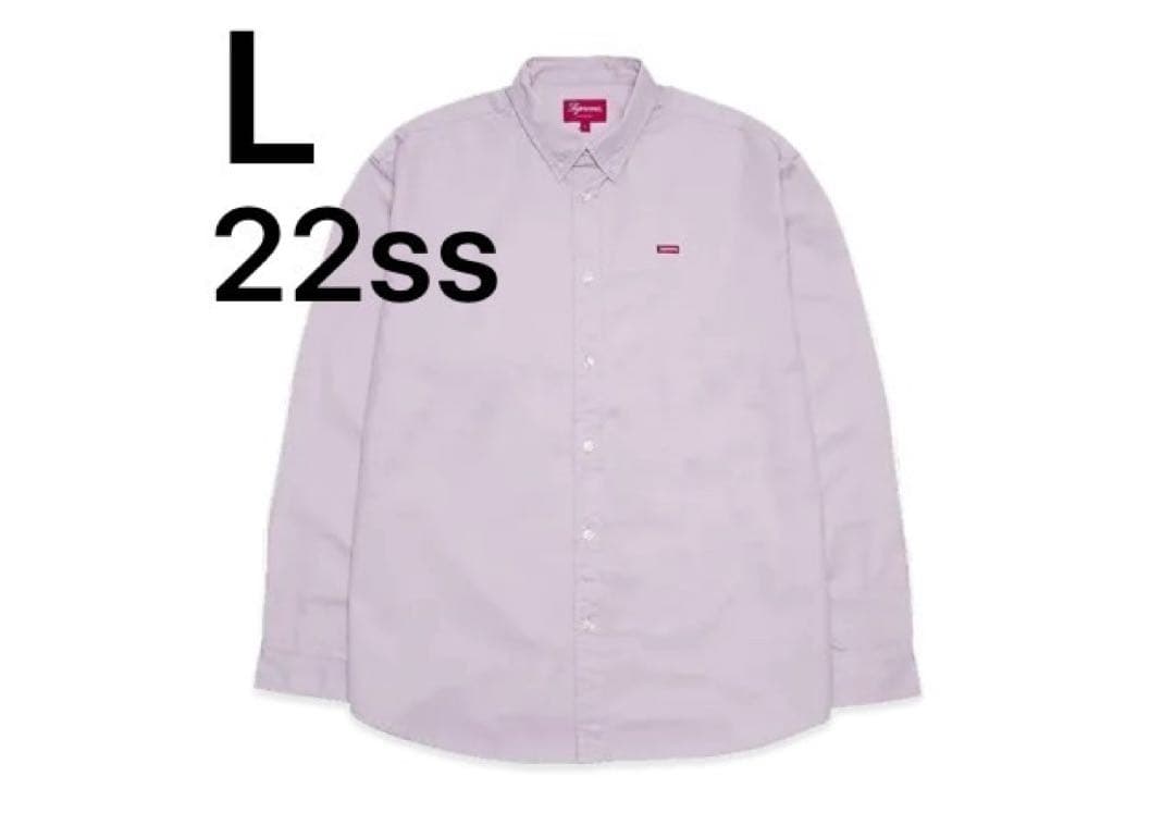 美品 Supreme Small Box Shirt ラベンダー シュプリーム