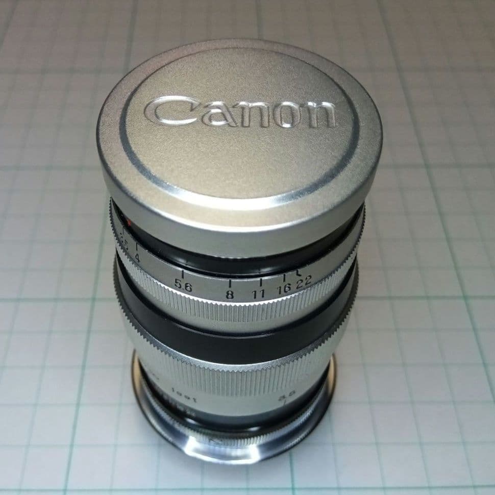 Canon　LENS 100mm f:3.5 テレフォトレンズ　中古品　レトロ