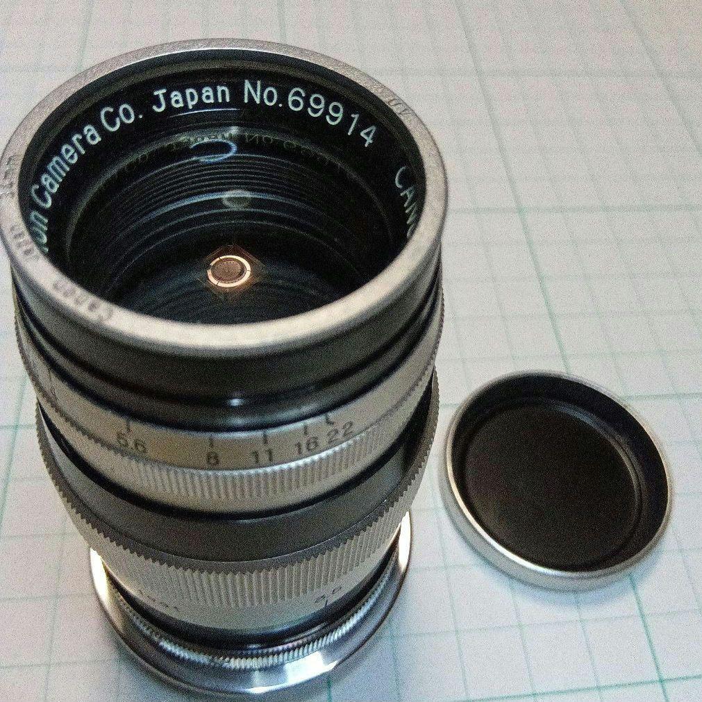 Canon　LENS 100mm f:3.5 テレフォトレンズ　中古品　レトロ