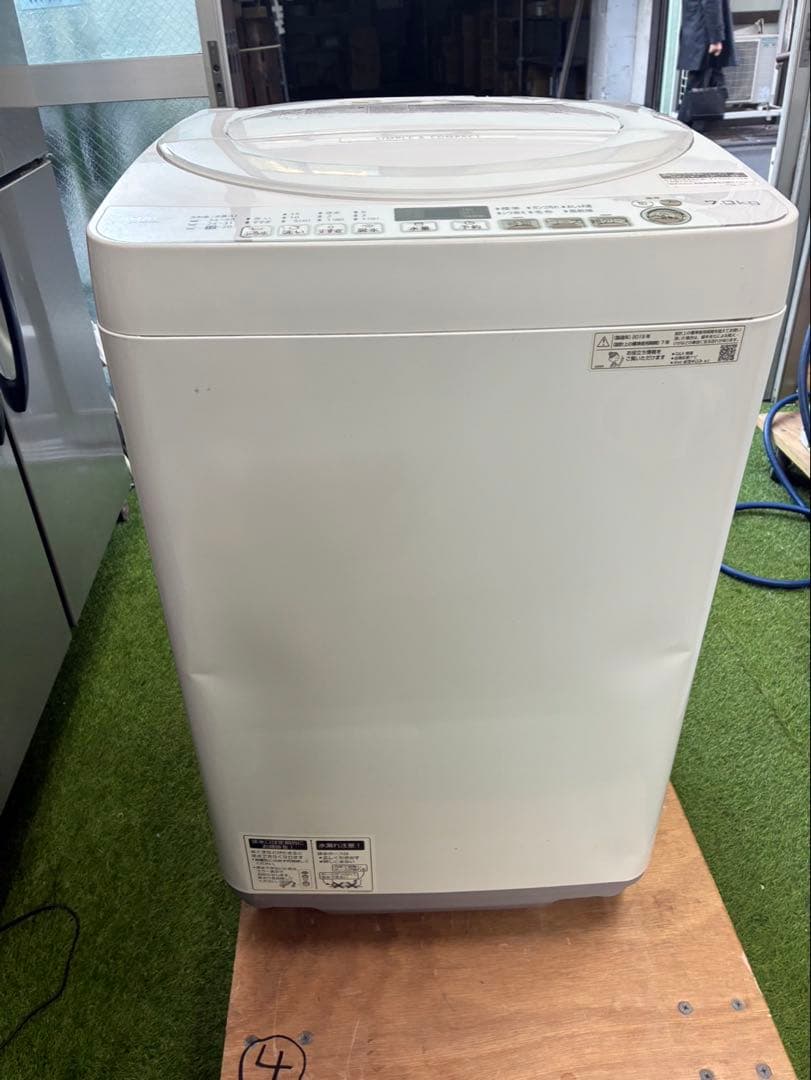 SHARP　ES-KS70V　7.0KG　2019年製　洗濯機　大きめ