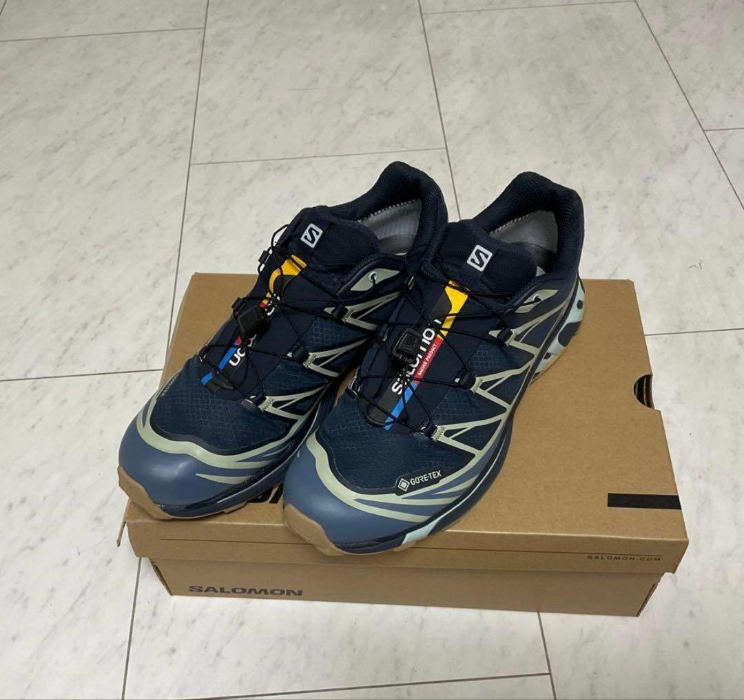 Salomon XT-6 GORE-TEX 27.5cm ネイビー