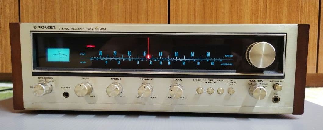【AM・FM受信確認済】パイオニア ラジオチューナー SX-434