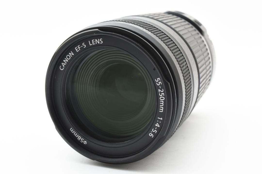 新品級 キャノン EF-S 55-250mm f4-5.6 IS 箱付　B780