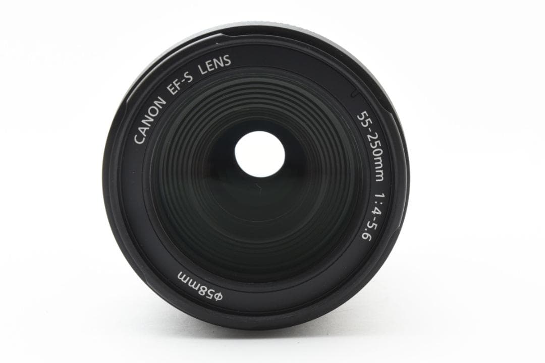 新品級 キャノン EF-S 55-250mm f4-5.6 IS 箱付　B780