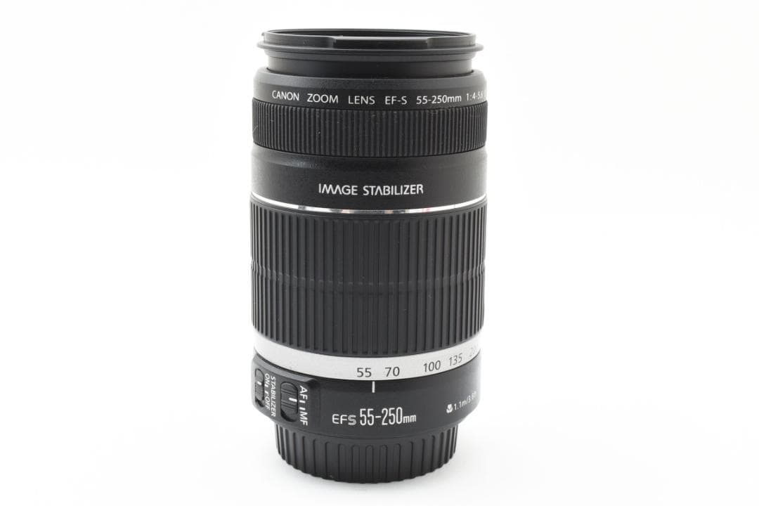 新品級 キャノン EF-S 55-250mm f4-5.6 IS 箱付　B780