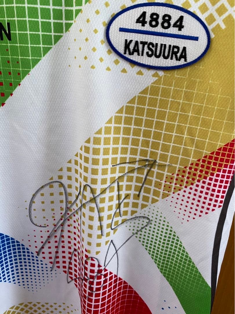 女子ボートレーサー勝浦真帆選手 サイン入り Tシャツ