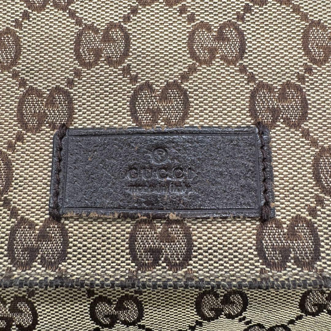 GUCCI グッチ　GGキャンバス　メッセンジャーバッグ　146236