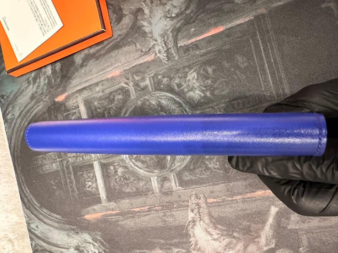 エルメス ベアンスフレレザー ブルーエレクトリックゴールド金具 新品未使用品