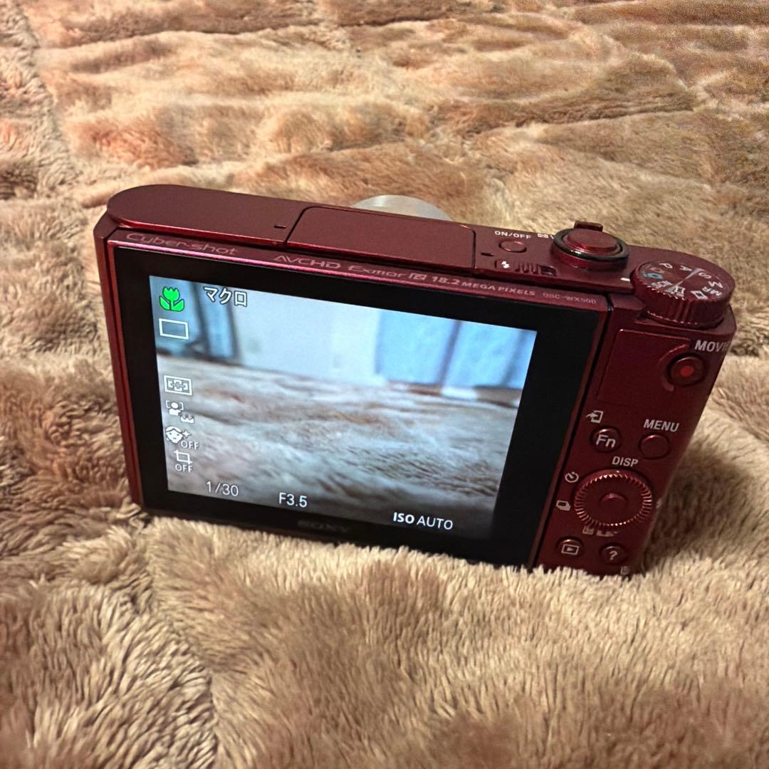 SONY Cyber-shot DSC-WX500 ボディ レッド