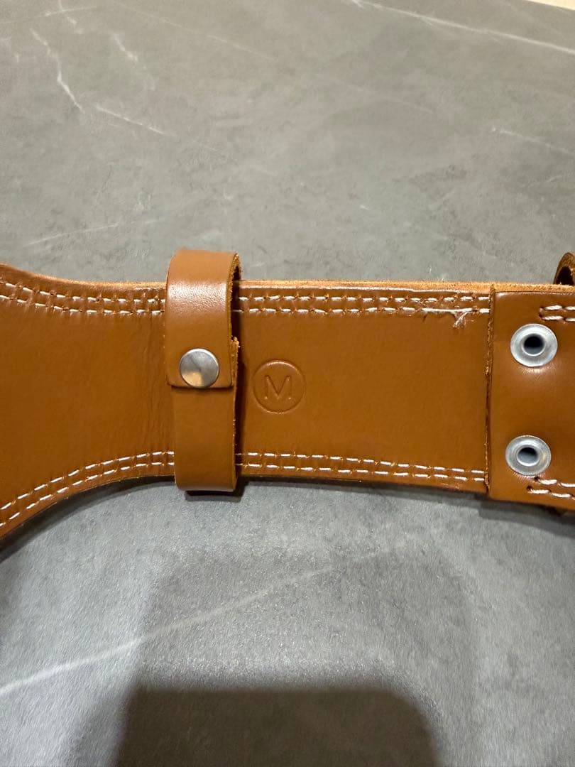 ✅美品✅GOLD'GYM プロレザーベルト Mサイズ