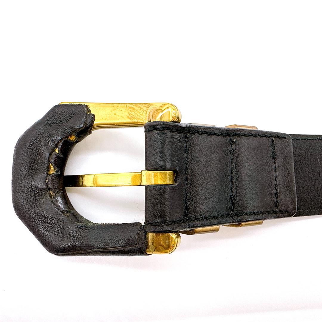 VERSACE ヴェルサーチ メデューサ ゴールド金具ベルト サイズ 65/26