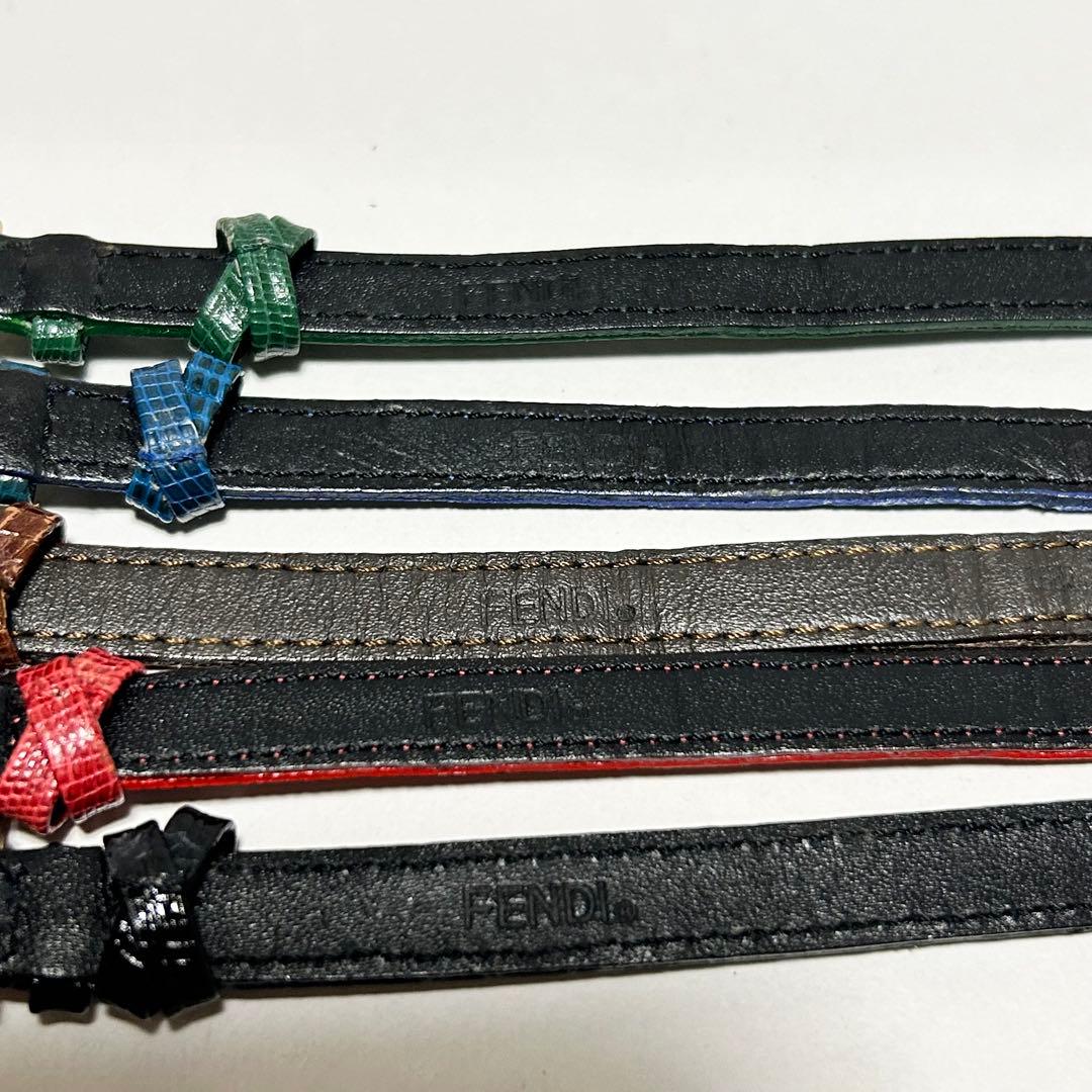 稼働/新品電池 FENDI カメレオン チェンジベルト 5色 クォーツ 640L