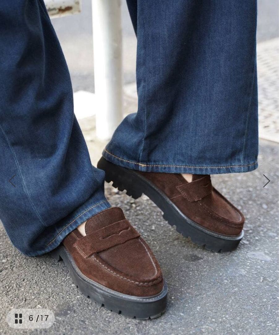 ★新品・未使用★【CAMINANDO/カミナンド】SUEDE LOAFER