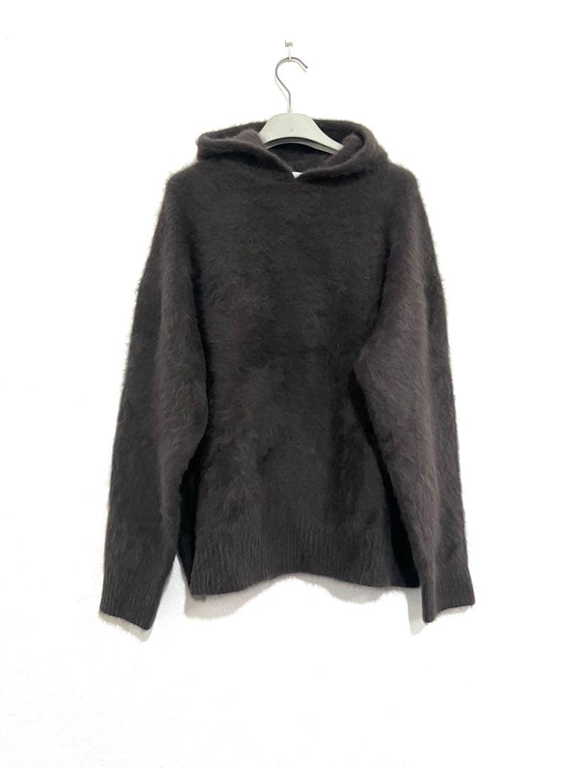 AP STUDIO 2024AW フォックスカシミヤフーディ― 美品　ブラウン