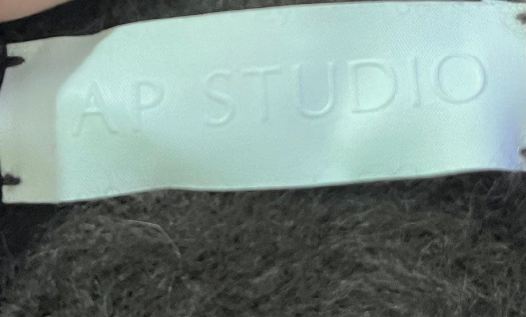 AP STUDIO 2024AW フォックスカシミヤフーディ― 美品　ブラウン