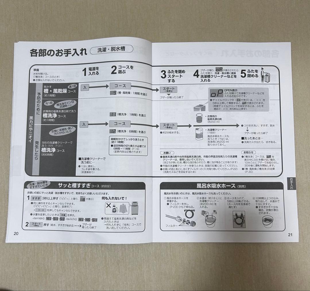 【う○こ】Panasonic縦型洗濯機8kg 2024年製