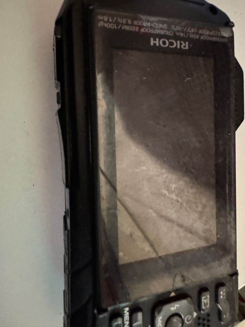 RICOH WG-40w 青　訳有りジャンク　外装美品