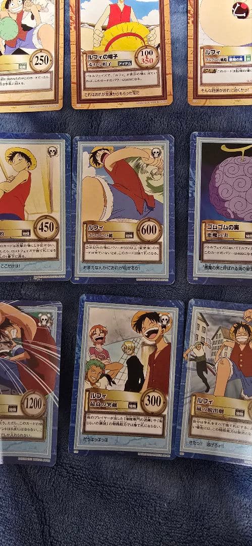 旧ワンピースカード　ハイパーバトル　カードダス ルフィ まとめ売り 絶版 レア