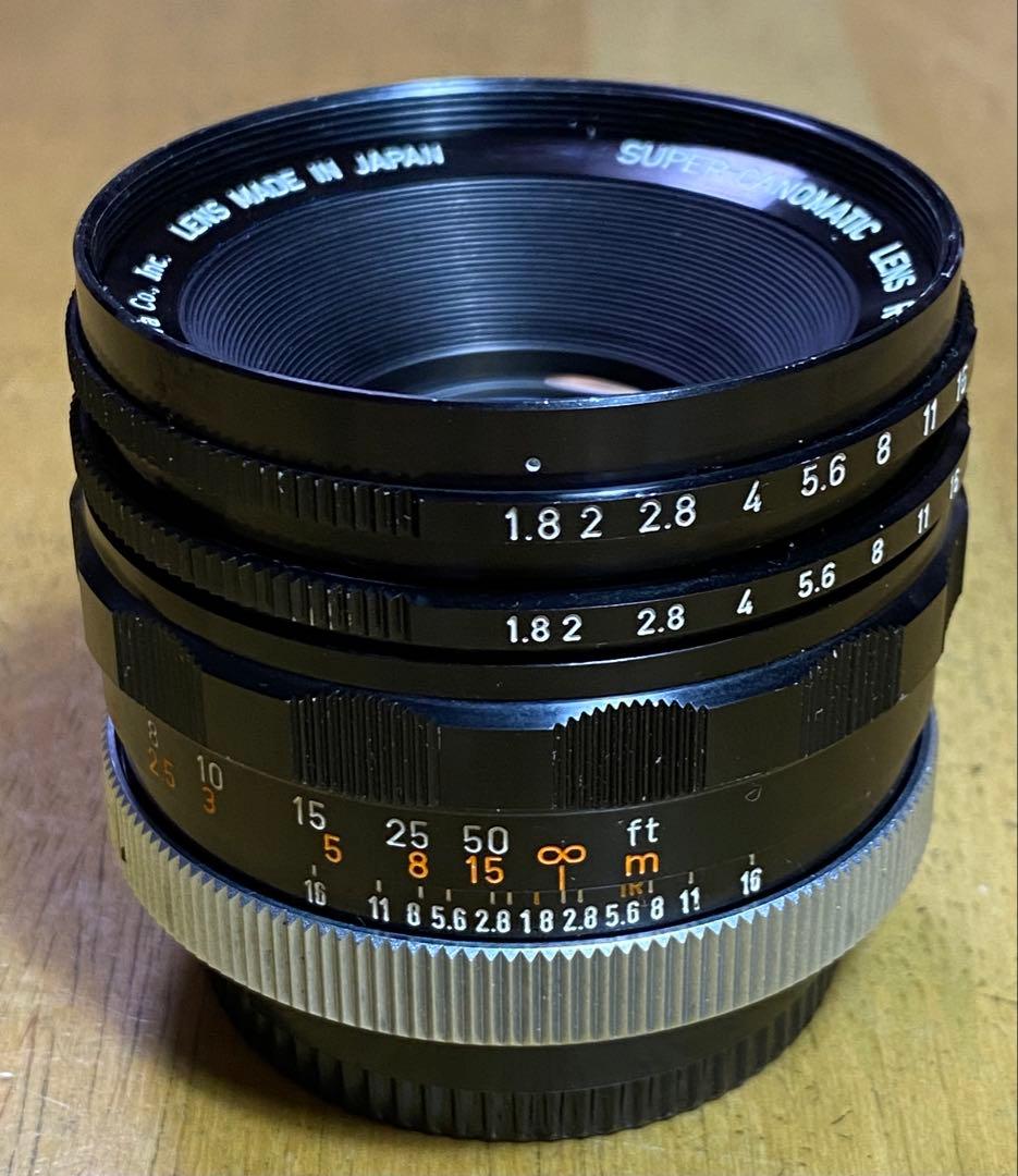 【整備品】Canon RM、58mm f1.2、50mm f1.8