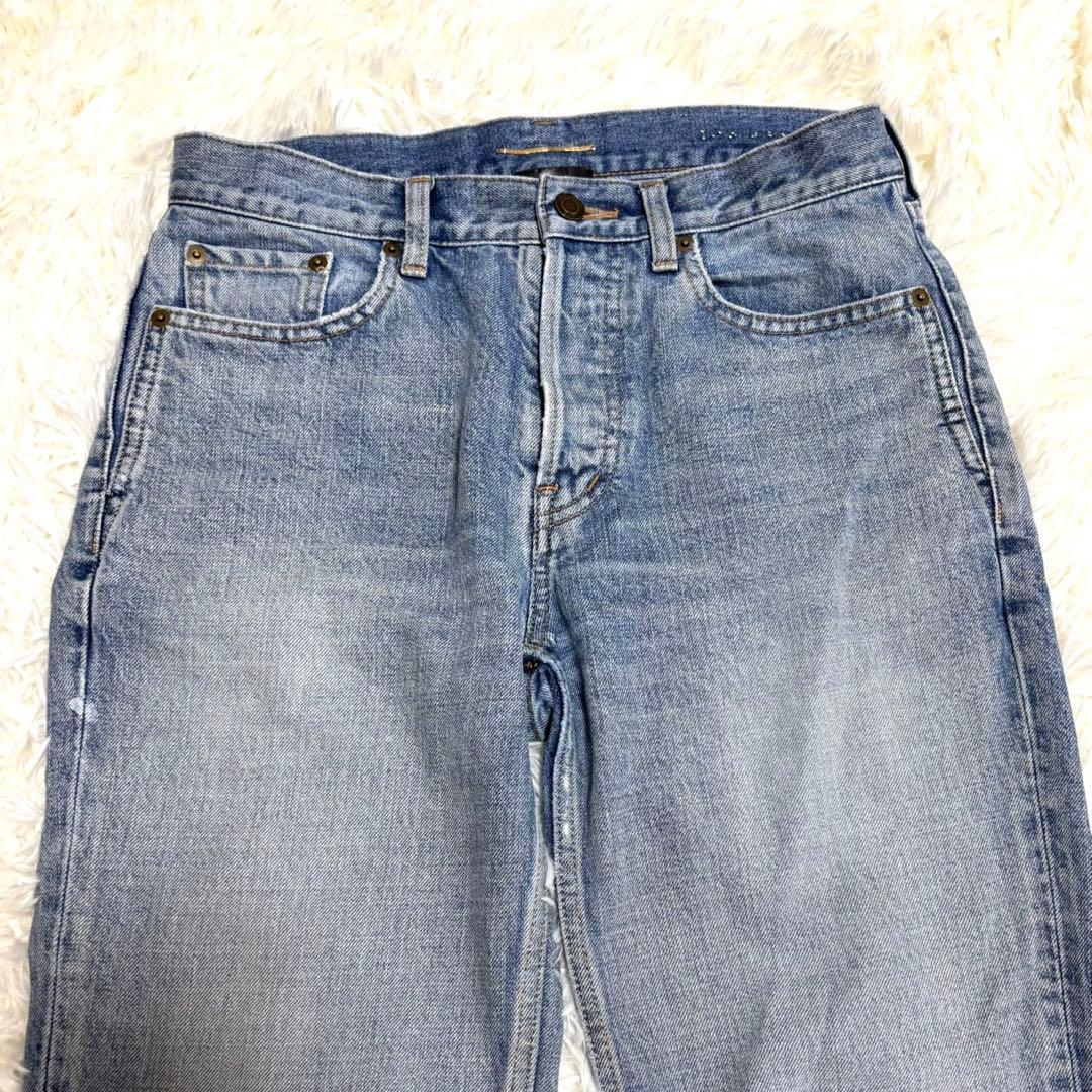 【美品】SAINT LAURENT　デニム　カサンドラ　刺繍　2021 28