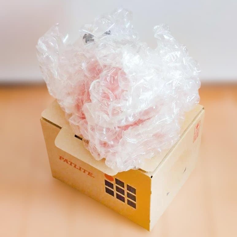 パトライト LED流線型回転灯用 赤色グローブ（中古）