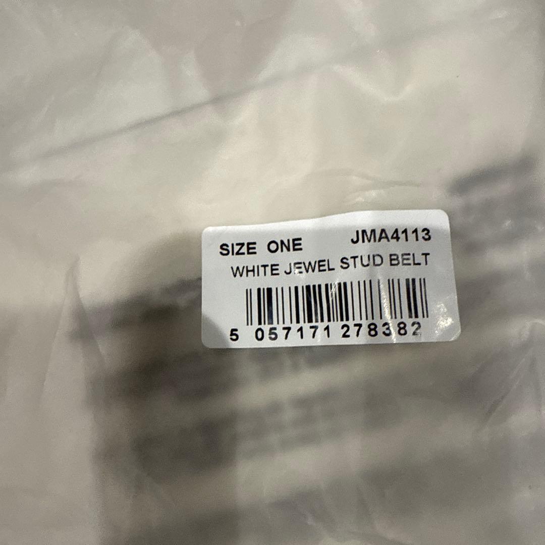 新品 JADED LONDON ホワイト ベルト JMA4113