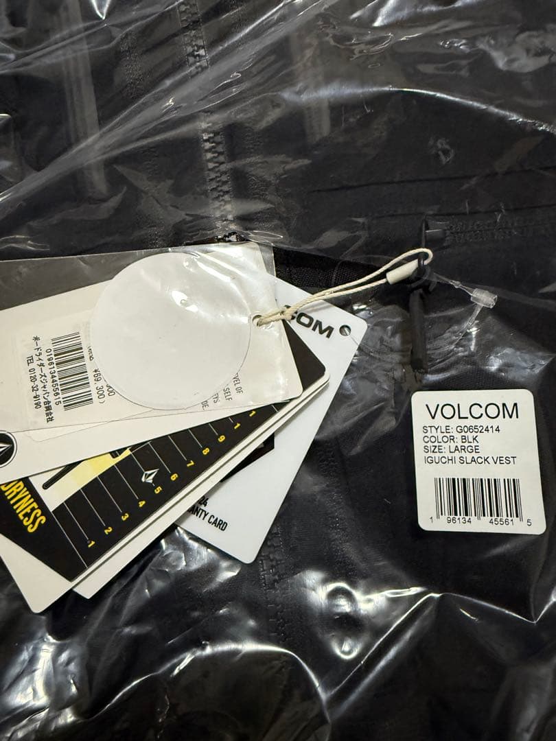 VOLCOM ボルコム IGUCHI SLACK VEST Lサイズ　ベスト