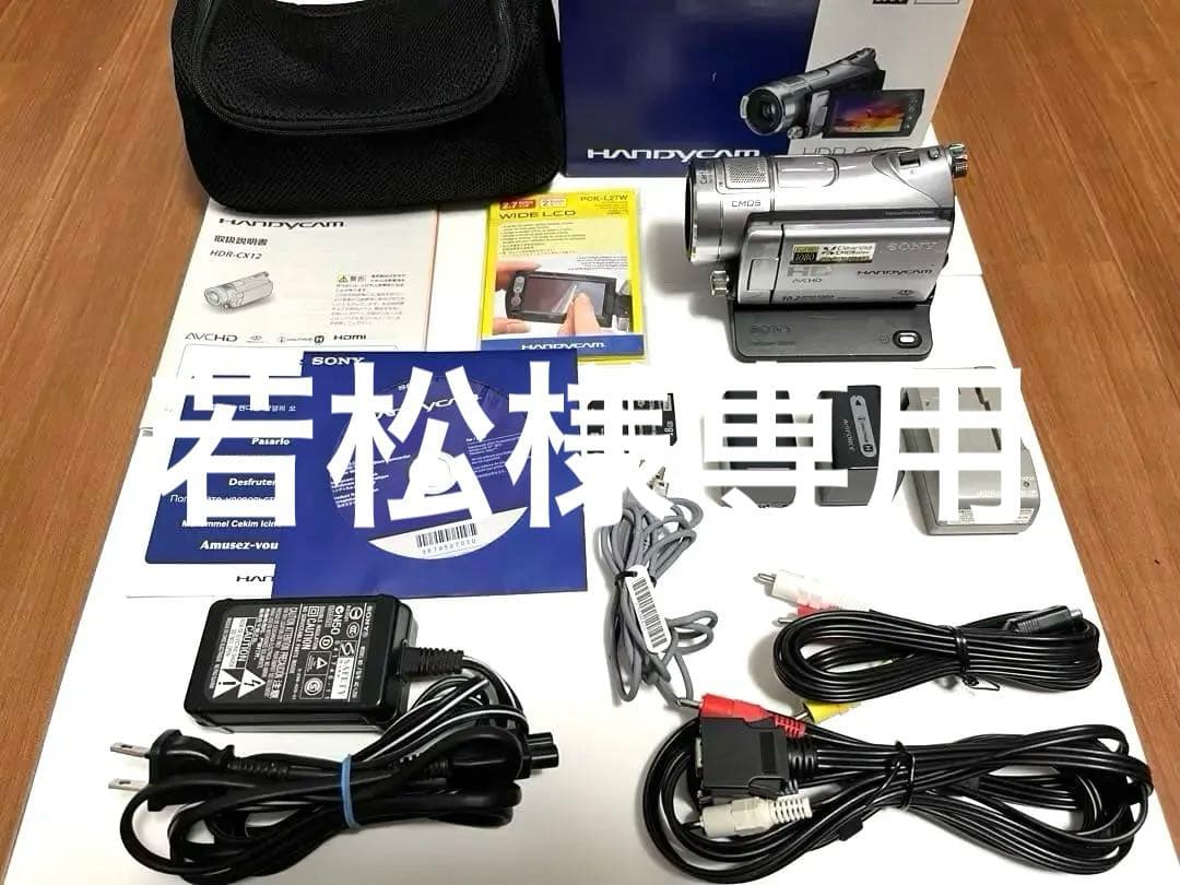 SONY ハンディカム ビデオカメラHDR-CX12 フルセット付属品多数 美品