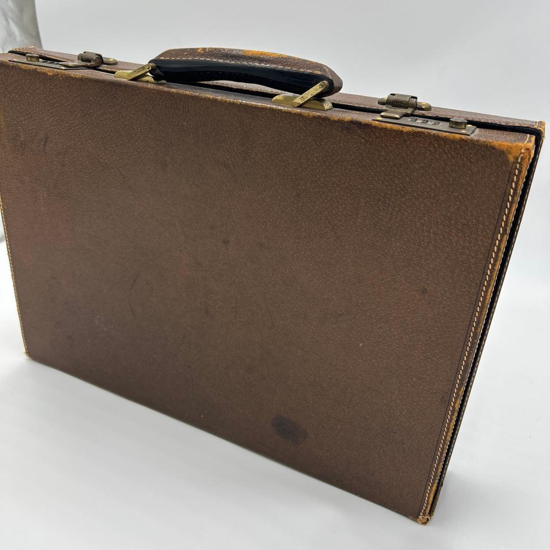 グッチ　レザー アタッシュケース オールドグッチ　ビジネスバッグ　ヴィンテージ