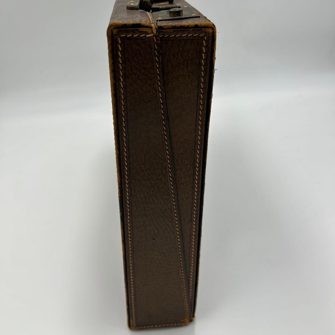 グッチ　レザー アタッシュケース オールドグッチ　ビジネスバッグ　ヴィンテージ