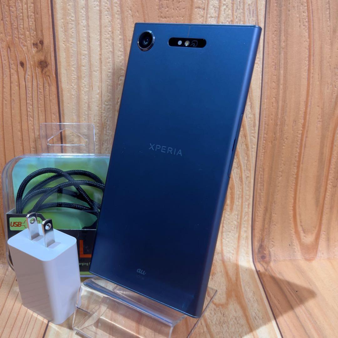 SIMフリー 本体 Xperia XZ1 64 GB 123F ブルー 電池良好