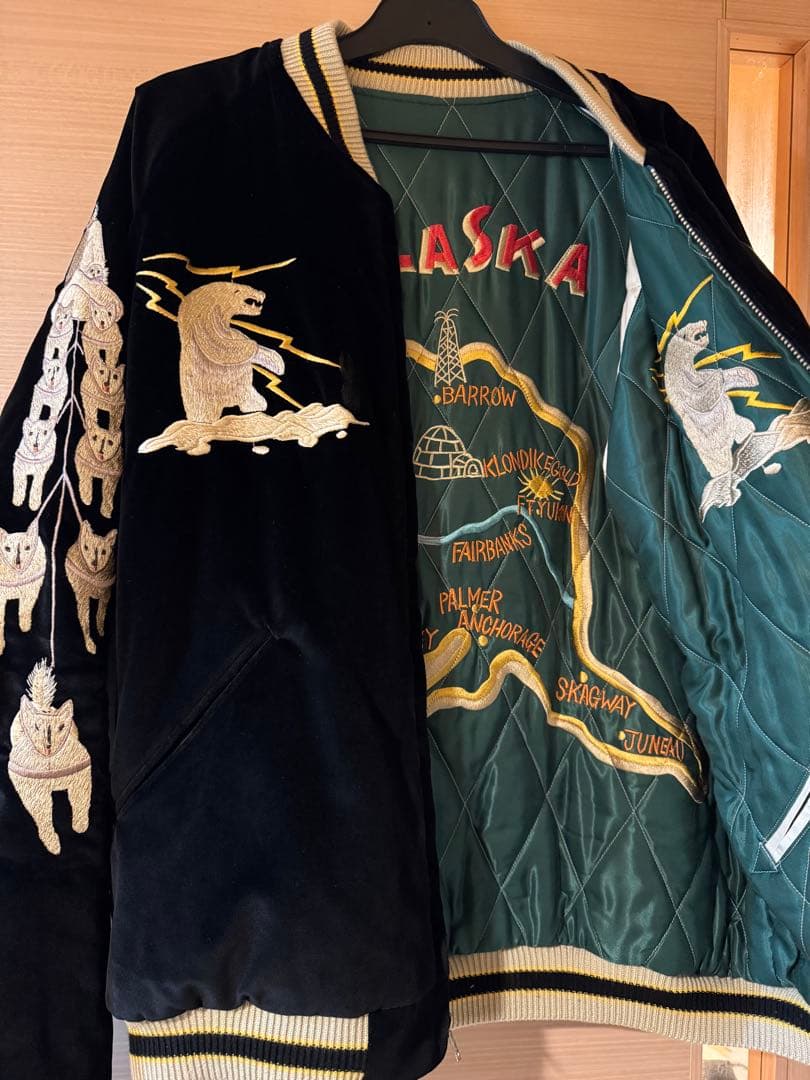 アラスカ スカジャン 別珍　XL