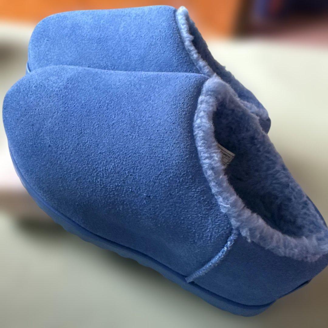 む・:*+.\(( °ω° ))/.:+専用 UGG ブルー スリッポン