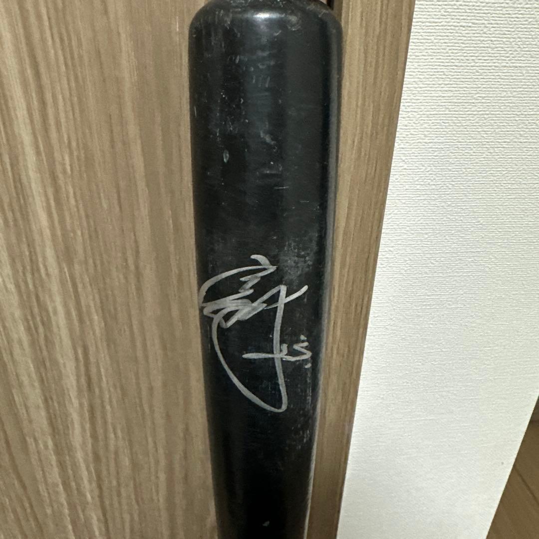元広島東洋カー薮田和樹選手実実使用バットサイン入り