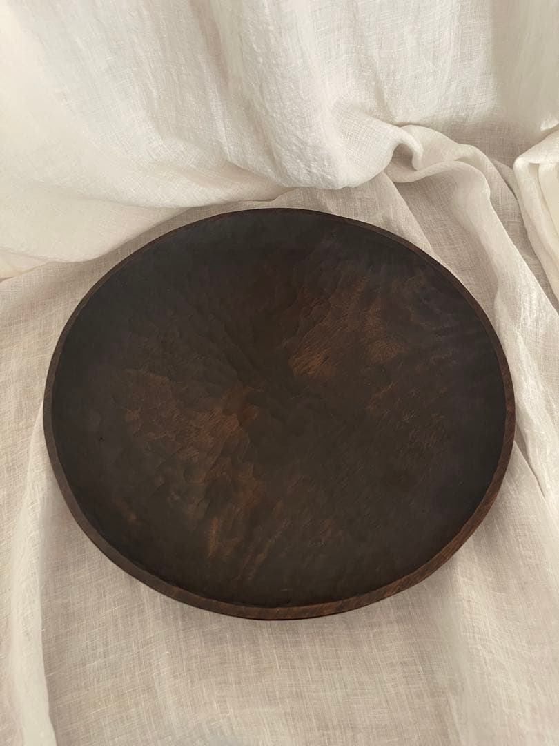 三谷龍二　黒漆ボウル　31cm