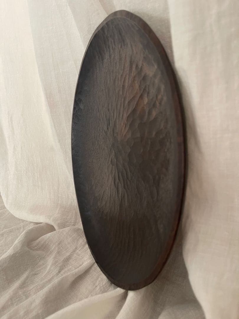 三谷龍二　黒漆ボウル　31cm