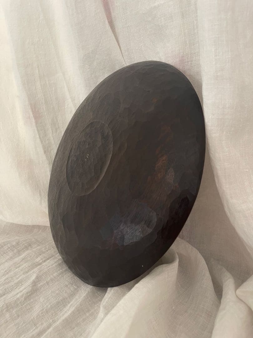 三谷龍二　黒漆ボウル　31cm