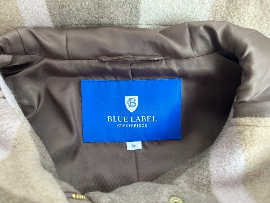 ブルーレーベル クレストブリッジ ショート ダッフルコート36