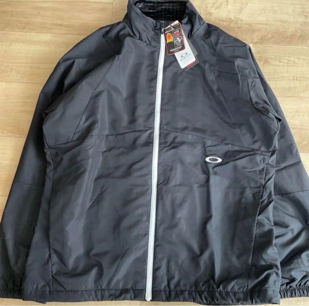 オークリー　メンズ　ウィンドブレーカー　軽量　撥水　ブラック　黒　上下　M