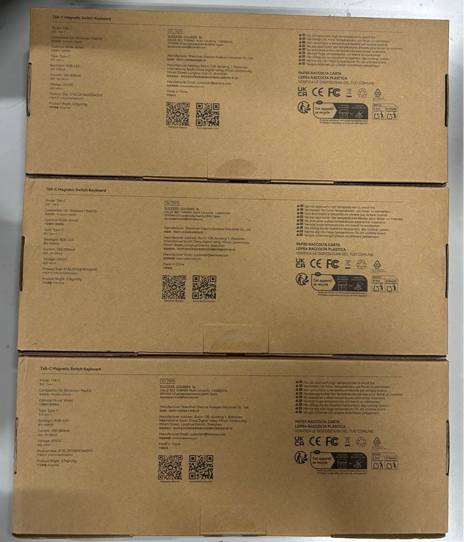 DIERYA x TMKB T68 ラピッドトリガー メカニカル　キーボード