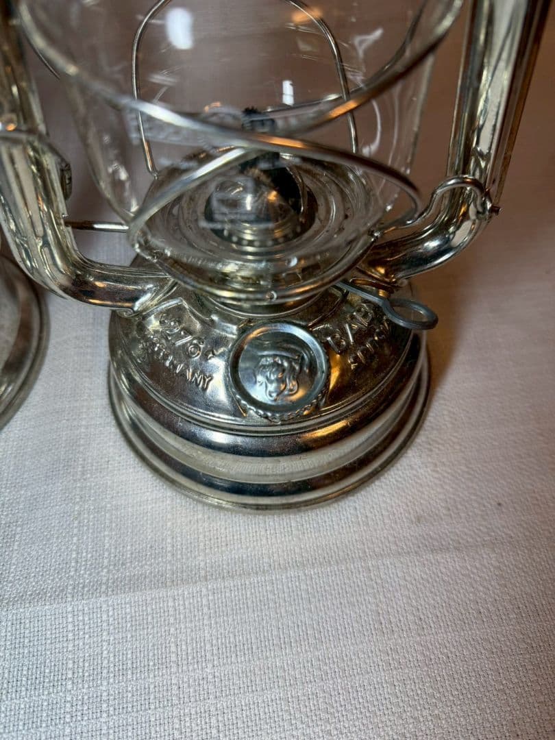 フュアハンド 276 ハリケーン ランタン シルバー Zink 2個セット