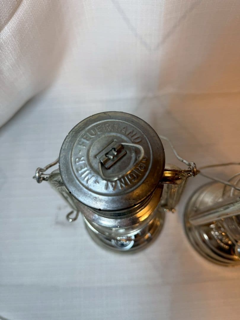 フュアハンド 276 ハリケーン ランタン シルバー Zink 2個セット