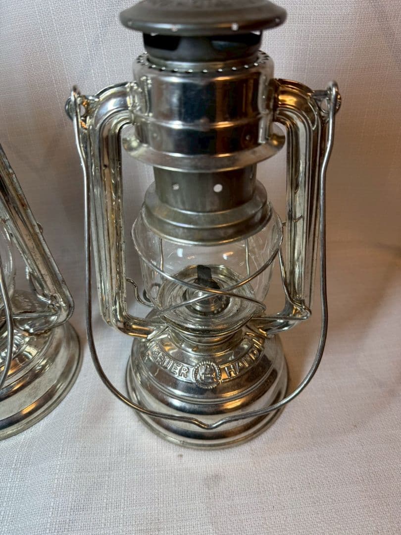 フュアハンド 276 ハリケーン ランタン シルバー Zink 2個セット